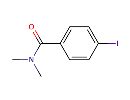 Molecular Structure of 24167-53-1 (4-Iodo-N,N-dimethylbenzamide)