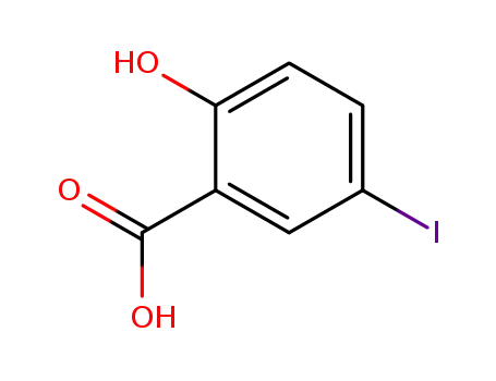 Molecular Structure of 119-30-2 (5-Iodosalicylic acid)