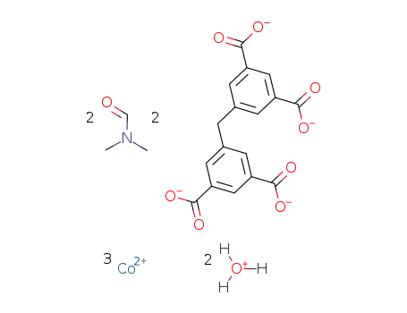 [H3O]2[Co3(methylenediisophthalic acid(-4H))2]*2DMF