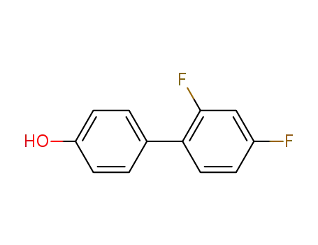 Molecular Structure of 59089-68-8 (2',4'-DIFLUORO-4-HYDROXY BIPHENYL)