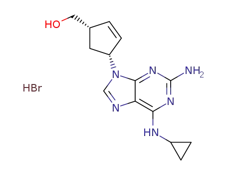 (1S,4R)-4-[2-amino-6-(cyclopropylamino)-9H-purin-9-yl]-2-cyclopentene-1-methanol hydrobromide