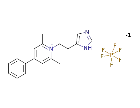 1-[2-(1H-imidazol-4-yl)ethyl]-2,6-dimethyl-4-phenylpyridinium hexafluorophosphate