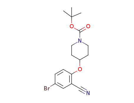 tert-butyl 4-(4-bromo-2-cyanophenoxy)piperidine-1-carboxylate