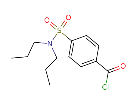 Molecular Structure of 29171-72-0 (4-[(DIPROPYLAMINO)SULFONYL]BENZENE-1-CARBONYL CHLORIDE)