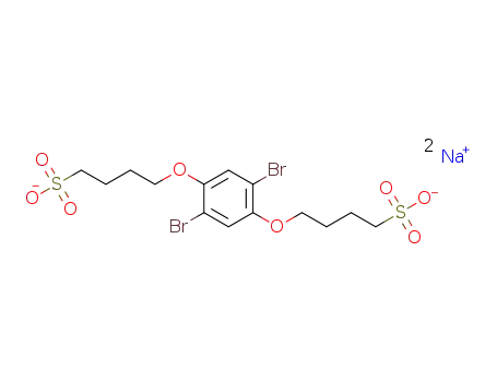 2,5-dibromo-1,4-bis(4-sulfonatobutoxy)phenylene disodium salt