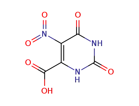 Molecular Structure of 17687-24-0 (5-NITROOROTIC ACID)