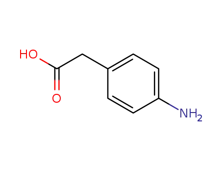 Molecular Structure of 1197-55-3 (4-Aminophenylacetic acid)