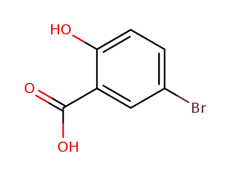 Molecular Structure of 89-55-4 (5-Bromosalicylic acid)