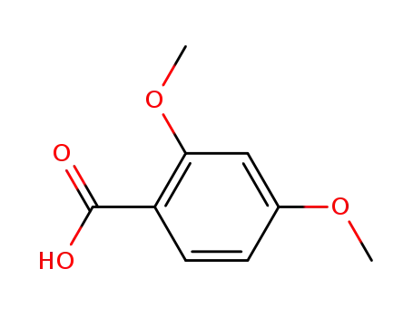 Molecular Structure of 91-52-1 (2,4-Dimethoxybenzoic acid)