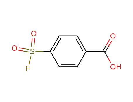 Molecular Structure of 455-26-5 (4-(FLUOROSULFONYL)BENZOIC ACID)