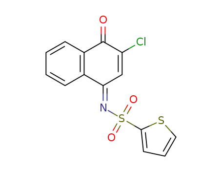 (E)-N-(3-chloro-4-oxonaphthalen-1(4H)-ylidene)thiophene-2-sulfonamide