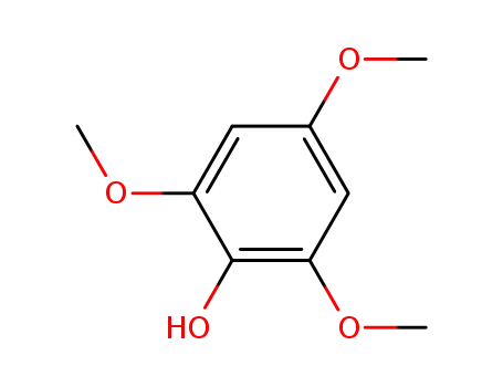 Molecular Structure of 20491-92-3 (2,4,6-Trimethoxyphenol)