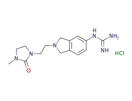 N-{2-[2-(3-methyl-2-oxo-imidazolidin-1-yl)-ethyl]-2,3-dihydro-1H-isoindol-5-yl}-guanidine hydrochloride