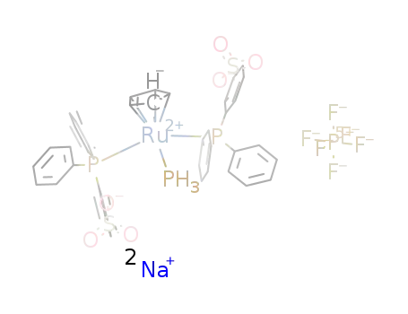 [CpRu(sodium m-monosulfonated triphenylphosphine)2(PH3)]PF6