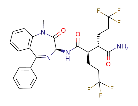 (2R,3S)-N-((3S)-1-methyl-2-oxo-5-phenyl-2,3-dihydro-1H-1,4-benzodiazepin-3-yl)-2,3-bis(3,3,3- trifluoropropyl)succinamide