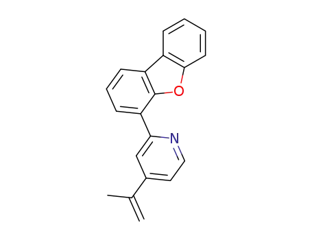 2-(dibenzo[b,d]furan-4-yl)-4-(prop-1-en-2-yl)pyridine