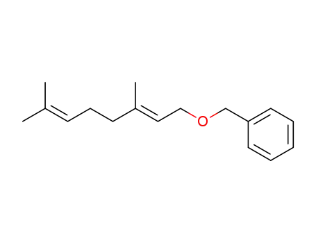 Molecular Structure of 52188-73-5 (Benzene, [[[(2E)-3,7-dimethyl-2,6-octadienyl]oxy]methyl]-)