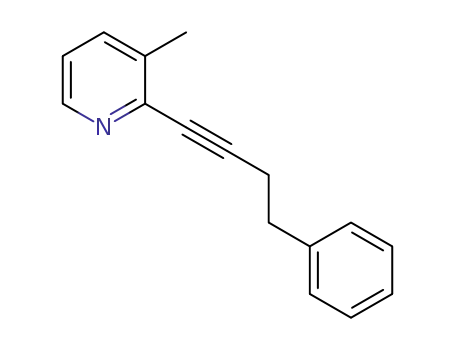 3-methyl-2-(4-phenylbut-1-yn-1-yl)pyridine