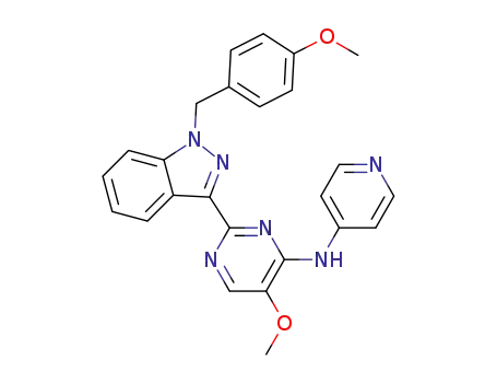 5-methoxy-2-[1-(4-methoxybenzyl)-1H-indazol-3-yl]-N-(pyridin-4-yl)-pyrimidin-4-amine
