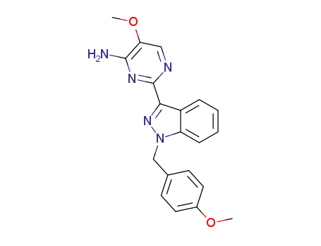 5-methoxy-2-[1-(4-methoxybenzyl)-1H-indazol-3-yl]pyrimidin-4-amine