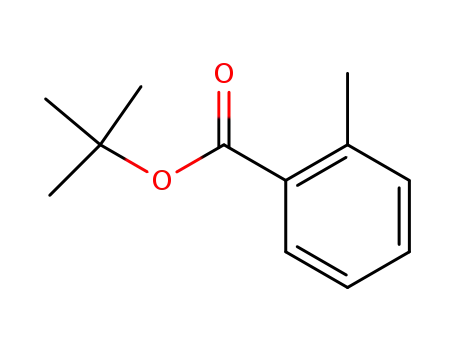 Molecular Structure of 16537-18-1 (tert-butyl 2-methylbenzoate)