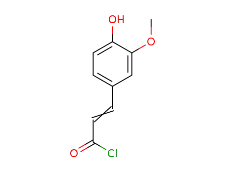 4-hydroxy-3-methoxyphenylacryloyl chloride