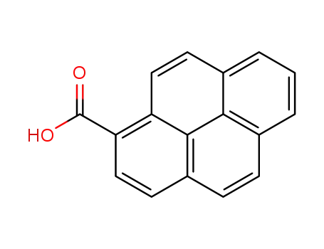 Molecular Structure of 19694-02-1 (1-PYRENECARBOXYLIC ACID)