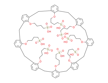 49,50,51,52,53,54,55,56-octakis-(4-butylsulphonic acid)calix[8]arene
