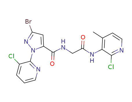 3-bromo-N-(2-((2-chloro-4-methylpyridin-3-yl)amino)-2-oxoethyl)-1-(3-chloropyridin-2-yl)-1H-pyrazole-5-carboxamide