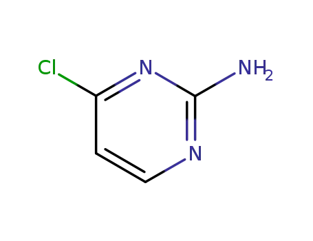Molecular Structure of 3993-78-0 (2-Amino-4-chloropyrimidine)