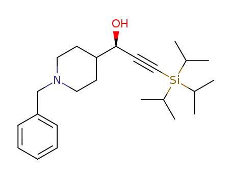 (R)-(-)-1-(N-benzyl-4-piperidinyl)-3-triisopropylsilyl-2-propyn-1-ol