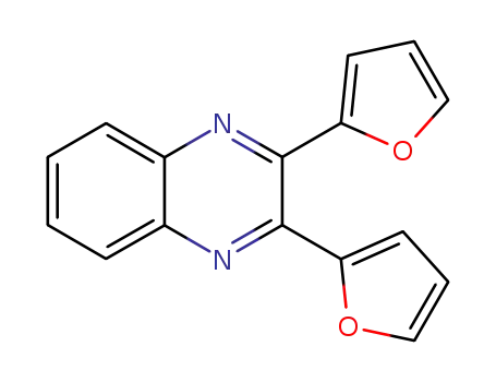 Molecular Structure of 57490-73-0 (2,3-di(2-furyl)quinoxaline)
