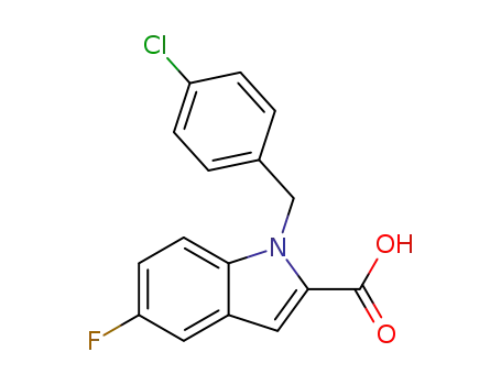 1-(4-chlorobenzyl)-5-fluoro-1H-indole-2-carboxylic acid