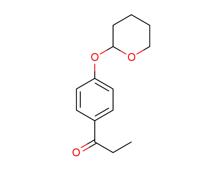 1-(4-(tetrahydro-2H-pyran-2-yloxy)phenyl)propan-1-one
