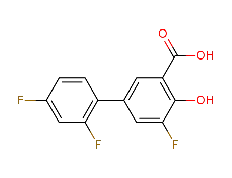 2′,4′,5-trifluoro-4-hydroxy-[1,1′-biphenyl]-3-carboxylic acid