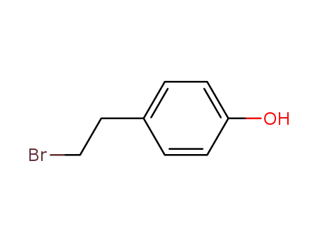 Molecular Structure of 14140-15-9 (4-(2-Bromoethyl)phenol)