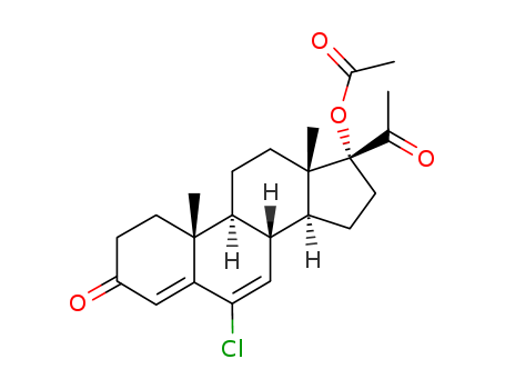 Pregna-4,6-diene-3,20-dione,17-(acetyloxy)-6-chloro-