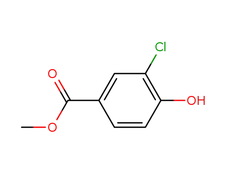 Molecular Structure of 3964-57-6 (METHYL 3-CHLORO-4-HYDROXYBENZOATE)