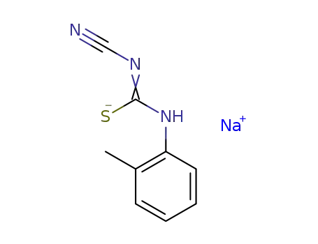 sodium N'-cyano-N-(2-methylphenyl)carbamimidothioate