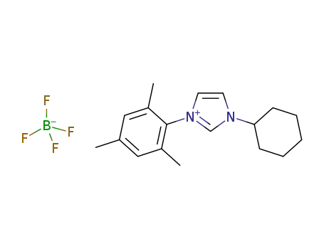 3-cyclohexyl-1-mesityl-imidazolium tetrafluoroborate