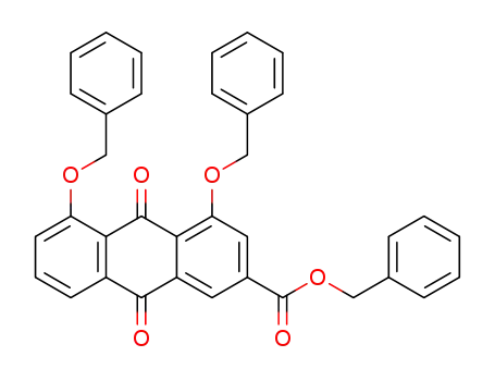 1,8-dibenzyloxy-9,10-anthraquinone-3-carboxylic acid benzyl ester