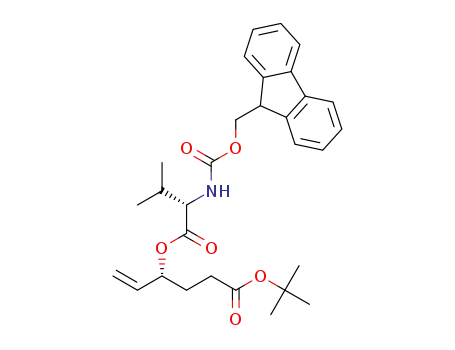 (R)-tert-butyl 4-(((S)-2-((((9H-fluoren-9-yl)methoxy)carbonyl)amino)-3-methylbutanoyl)oxy)hex-5-enoate