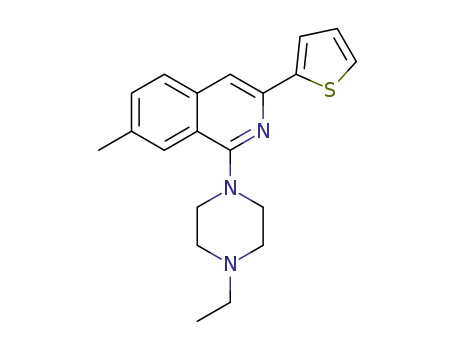 1-(4-ethyl-piperazin-1-yl)-7-methyl-3-thiophen-2-yl-isoquinoline