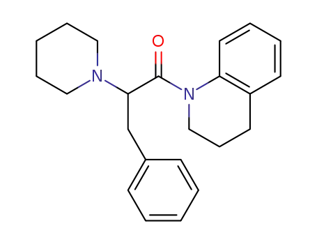 1-(3,4-dihydroquinolin-1(2H)-yl)-3-phenyl-2-(piperidin-1-yl)propan-1-one