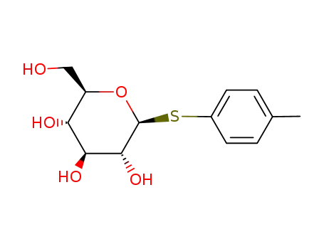 Molecular Structure of 1152-39-2 (4-Methylphenyl 1-thio-b-D-glucopyranoside)