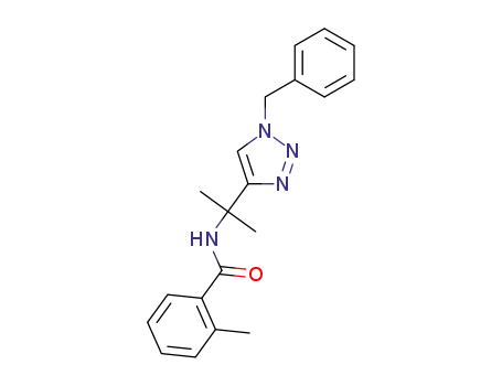 N-(2-(1-benzyl-1H-1, 2, 3-triazol-4-yl)propan-2-yl)-2-methylbenzamide