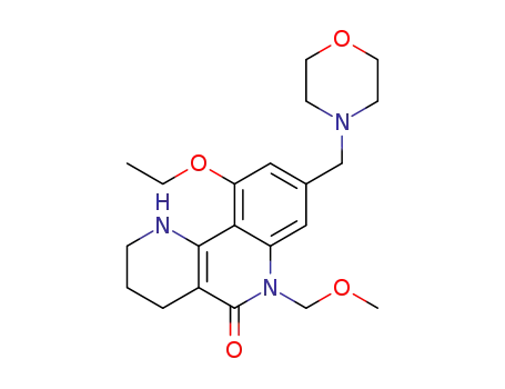 10-ethoxy-6-(methoxymethyl)-8-(morpholinomethyl)-1,2,3,4-tetrahydrobenzo[h][1,6]naphthyridine-5(6H)-one