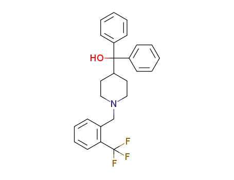 (1-(2-(trifluoromethyl)benzyl)piperidin-4-yl)diphenylmethanol