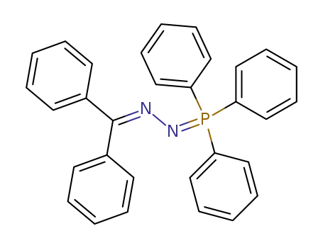 Molecular Structure of 1109-01-9 (1-(diphenylmethylidene)-2-(triphenyl-lambda~5~-phosphanylidene)hydrazine)