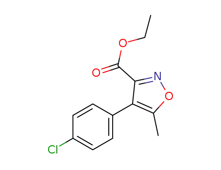 ethyl 4-(4-chlorophenyl)-5-methyl-isoxazole-3-carboxylate